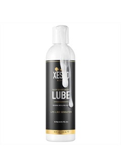 XESSO Water-Based Creamy Lube, Unscented 8.3 Fl Oz, Thick White Gel-Like Slippery Glide, Hypoallergenic for Women, Men & Couples - Package May Vary  - Image 1
