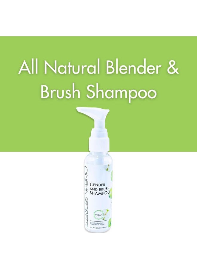 Cinema Secrets Cinema Secrets Vegan Makeup Brush Cleaner - Sponge & Makeup Brush Shampoo for Deep Cleansing - Removes Build-Up & Stains - Gentle & Cruelty-Free Beauty Tools Accessories (2 oz)  - Image 2