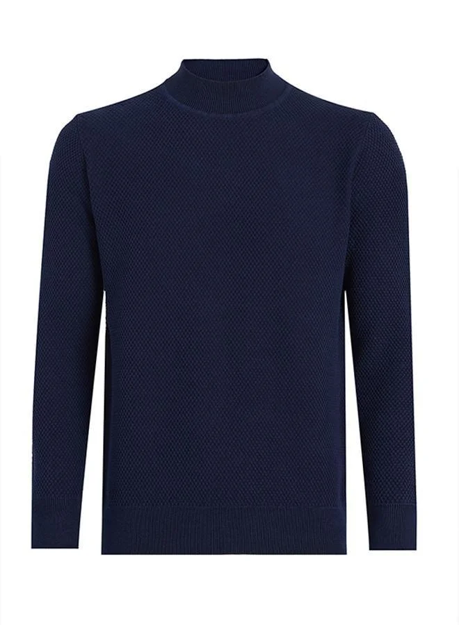 Men's Basic Half Turtleneck Sweater