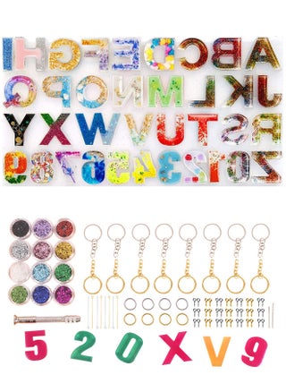 186Pcs Alphabet Silicone Resin Casting Molds Kit, Reversed Letters & Numbers Epoxy Casting Molds with Pin Vise Set for DIY Making Keychain/House Number Resin Crafts - pzsku/Z449CE0F4C31E2609962AZ/45/_/1679911764/71749905-06a5-466e-998e-3d0442d1762c