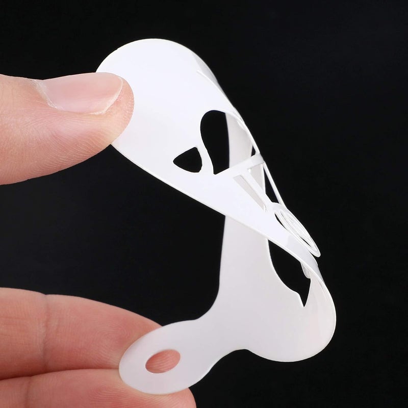 Konsait 50Pack Cake Stencil Templates Decoration Reusable Cake Cookies Baking Painting Journal Mold Tools Dessert Coffee Decorating Molds Cappuccino Mousse Hot Chocolate for DIY Craft Decor - Image 3