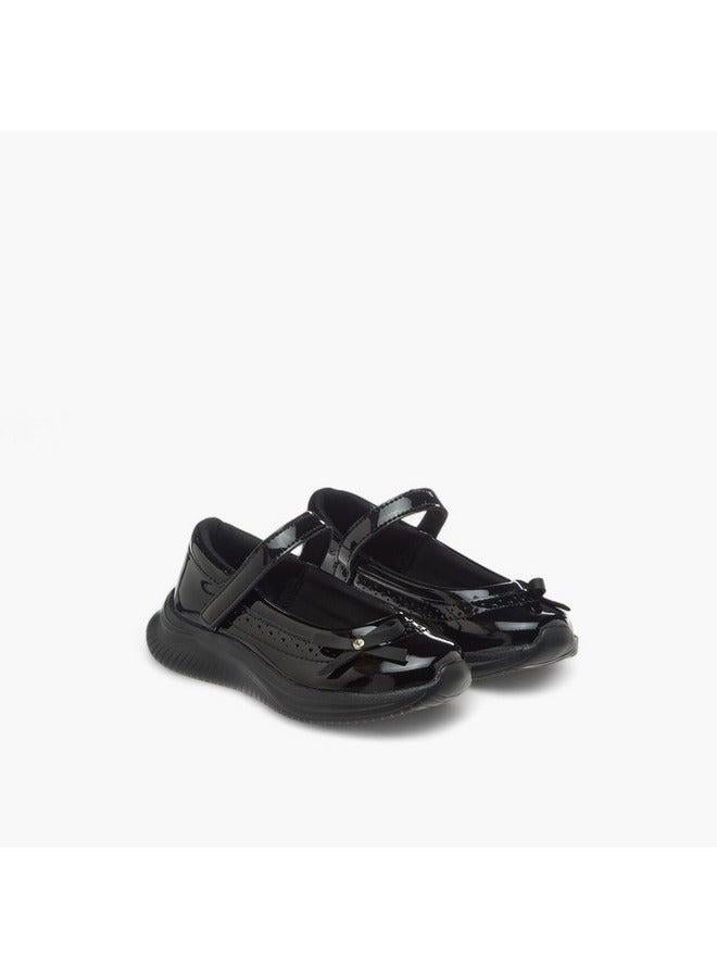 داش حذاء مدرسي للبنات بفيونكة وإغلاق بشريط لاصق - Image 3