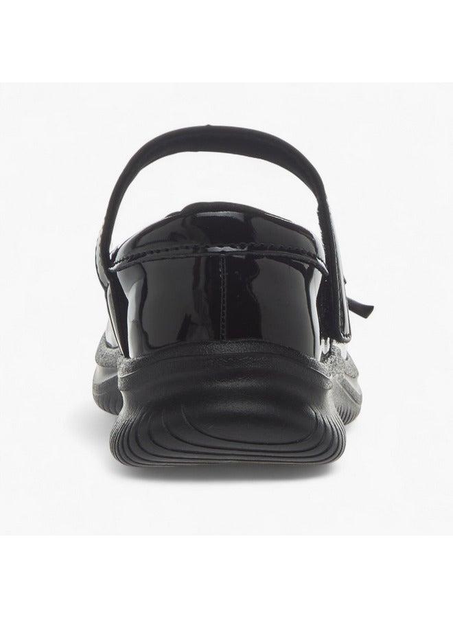 داش حذاء مدرسي للبنات بفيونكة وإغلاق بشريط لاصق - Image 5