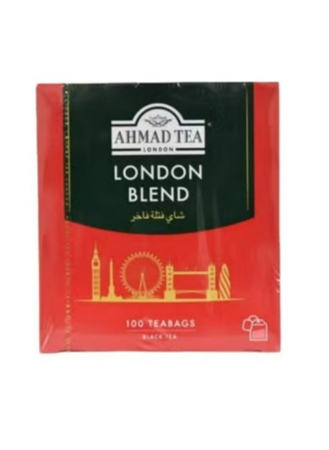 Ahmad Tea London Blend  100 Tea Bags  - Image 1