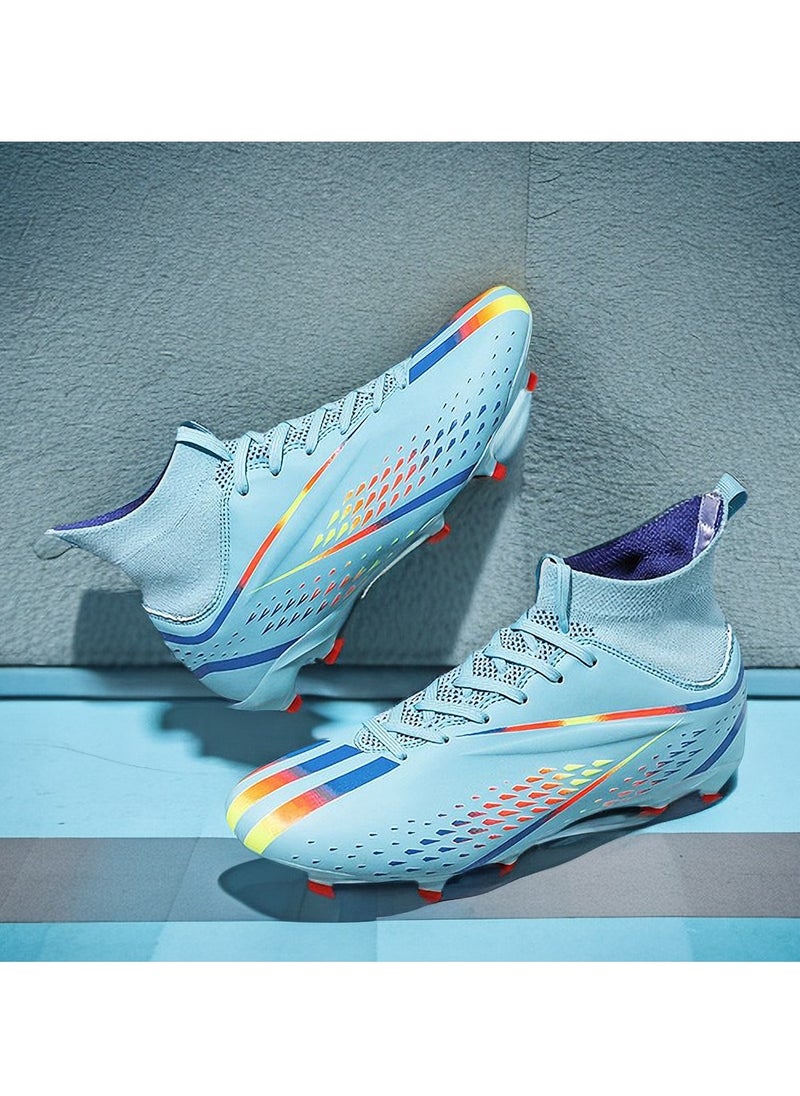 M MIAOYAN M MIAOYAN Fashionable Football Shoes Children's Adult Training Shoes Men's and Women's Competition Football Shoes Set (Free Football Socks)  - Image 4