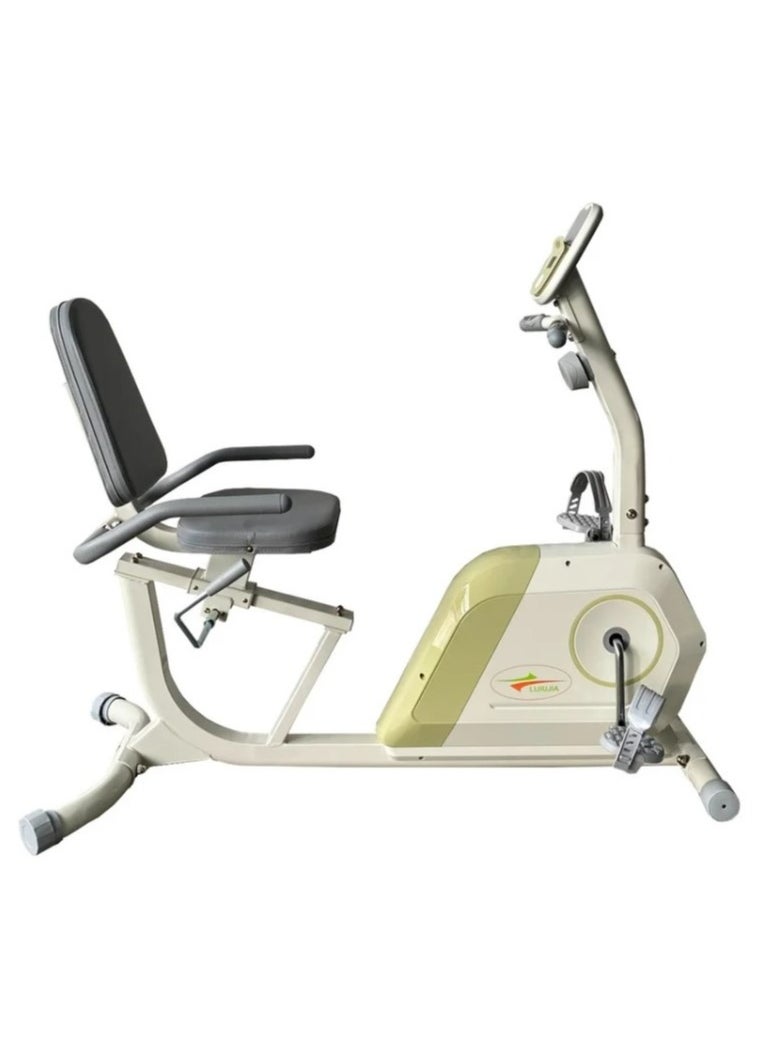 Lijiujia - Magnetic stationary exercise bike with seat and backrest, 14 levels, 110 kg capacity - Image 1