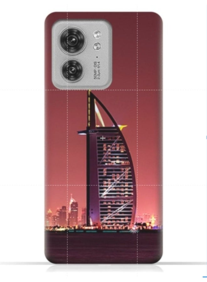 إيه إم سي ديزاين غطاء حماية بطبعة هاتف موتورولا ايدج 40 ( LTE / 5G )