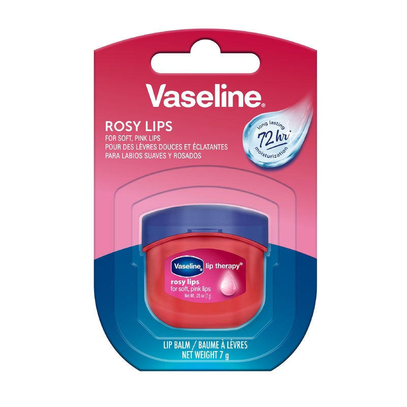 Vaseline بلسم شفاه فازلين الملون مصغر، وردي، 0.25 أونصة (عبوة من 8) - Image 1