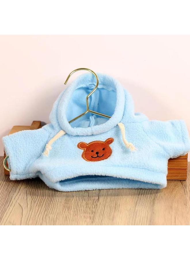 Bear Doll Toy Cloth Doll Wearing Replaceable Plush Sweater Sweatshirt Teddy Bear Clothes Clothes-Color:White Sweatshirt-Height:70cm Bear Wear - Image 3