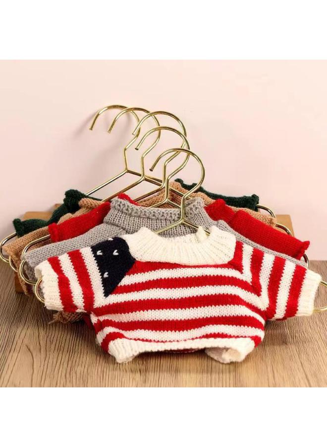 Bear Doll Toy Cloth Doll Wearing Replaceable Plush Sweater Sweatshirt Teddy Bear Clothes Clothes-Color:White Sweatshirt-Height:70cm Bear Wear - Image 2