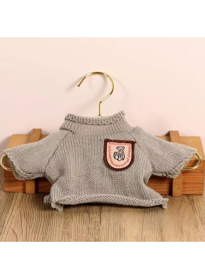 Bear Doll Toy Cloth Doll Wearing Replaceable Plush Sweater Sweatshirt Teddy Bear Clothes Clothes-Color:White Sweatshirt-Height:70cm Bear Wear - Image 4