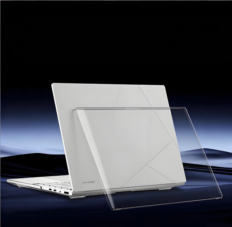 Se7enline Compatible with ASUS ZenBook 14 2025 2024 Case UX3405C/UM3406KA - Lightweight Durable Scratch-Resistant Easy Install Slim Snap On Hard Shell Protective Cover,Crystal Clear/Transparent - Image 3