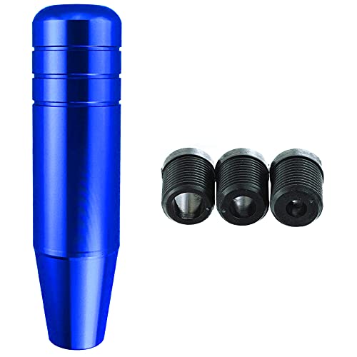 Abfer 5" Heavy Weighted Shifter Knob, Aluminum Alloy Car Gear Lever Stick Shift Handle Fit Most Automatic Manual Vehicle (Blue) - Image 4