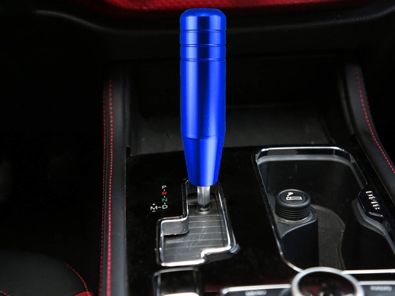 Abfer 5" Heavy Weighted Shifter Knob, Aluminum Alloy Car Gear Lever Stick Shift Handle Fit Most Automatic Manual Vehicle (Blue) - Image 3