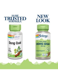 Solaray Dong Quai Root 550Mg  Healthy Menstrual  Menopausal Support  Womens Health Supplement  Whole Root  Nongmo Vegan  Lab Verified  100Ct  - Image 3