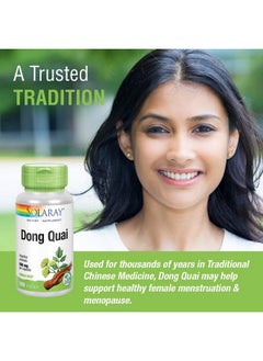 Solaray Dong Quai Root 550Mg  Healthy Menstrual  Menopausal Support  Womens Health Supplement  Whole Root  Nongmo Vegan  Lab Verified  100Ct  - Image 5