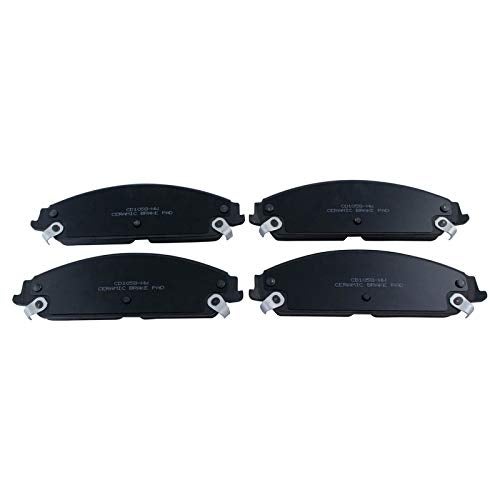TRQ Front Brake Pads Ceramic Compatible with 2013-2014 Chrysler 200 2005-2019 300 Dodge Avenger 2008-2009 Caliber 2009-2019 Challenger 2006-2019 Charger 2005-2008 Magnum - Image 4