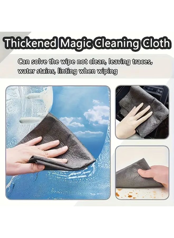 20 Black Microfiber Glass Cleaning Towels Residue Free for Windows Mirrors Kitchen - Image 4