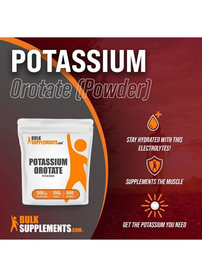 BulkSupplements - Com Potassium Orotate Powder Potassium Supplement Powder Potassium Salt Potassium Supplement Potassium Powder 500Mg 95Mg Potassium Per Serving 250 Grams 88 Oz - Image 1