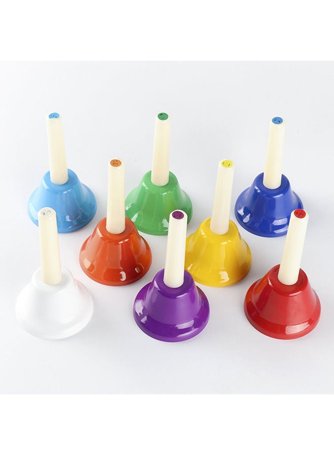 Loquat 8-Piece Diatonic Metal Hand Bells Set 10x6x6cm - Image 2