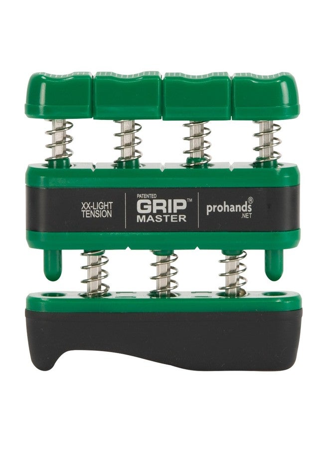Prohands Gripmaster Hand Exerciser, Finger Exerciser (Hand Grip Strengthener), Spring-Loaded, Finger-Piston System, Isolate and Exercise Each Finger, (1.5 lb XX-Light Tension, Green-Gripmaster) - Image 4