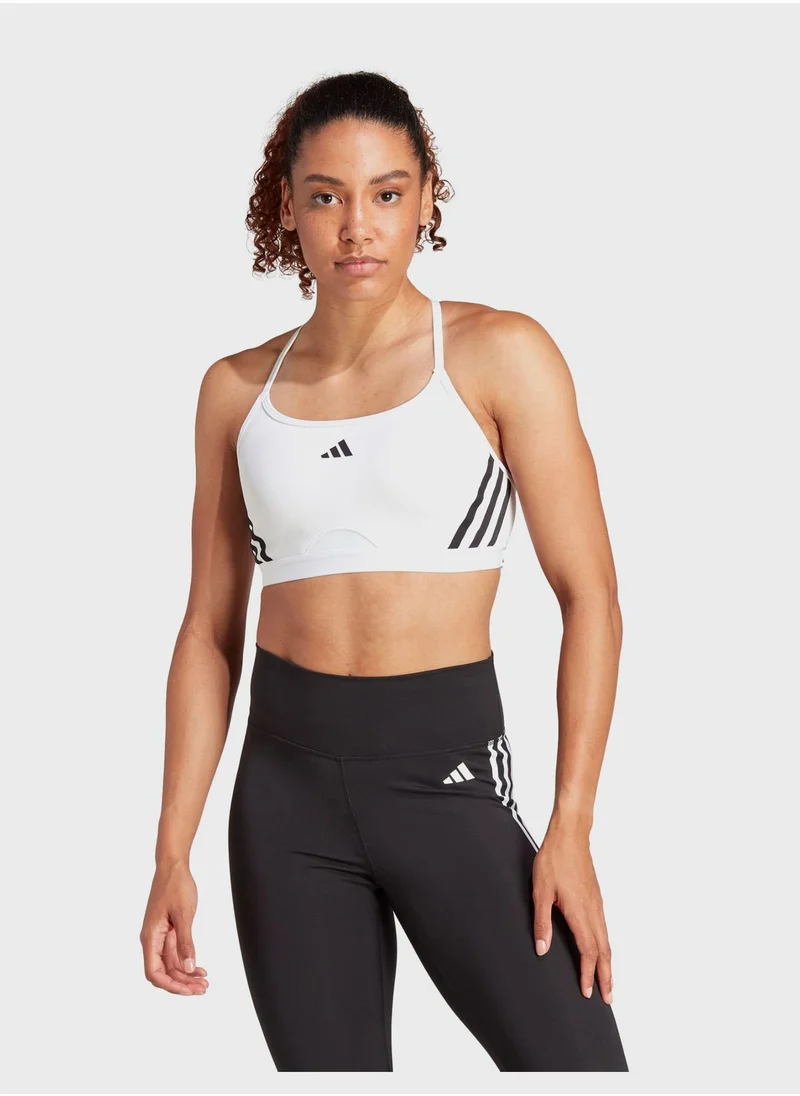 Adidas 3 Stripes Aeroreact Light Support Bra