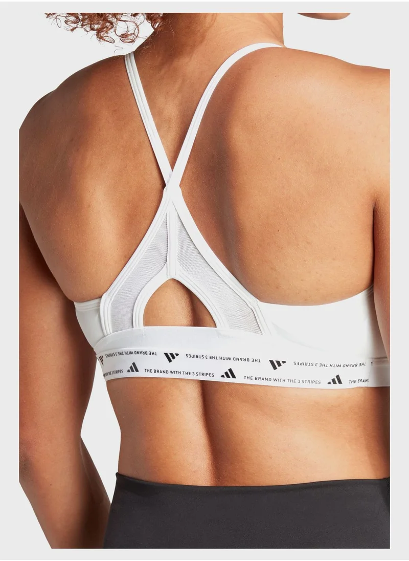 Adidas 3 Stripes Aeroreact Light Support Bra