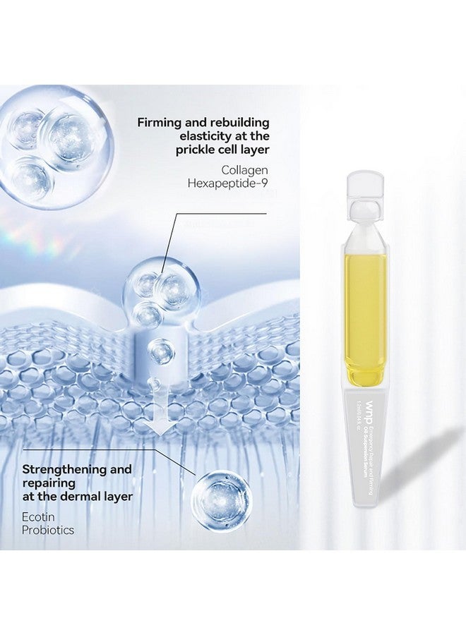 WNP Face-serum set :Ultra Hydrating Serum 3% 4D Hyaluronic Acid 30pcs+Emergency Repair Firming Oil-Suspension Serum 30pcs| Hydrating+Skin Repair|Single-Use Vials Skincare for Sensitiveskin 72ml - Image 5