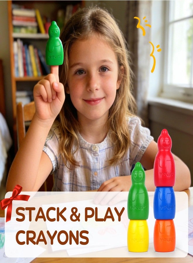 YPLUS Jumbo Crayons for Toddlers 1-3, 8 Colors Non-Toxic Washable Art Crayons for Kids, Easy-Grip Preschool Drawing Supplies for Kids Ages 1-4 (Ideal Gift) - Image 5