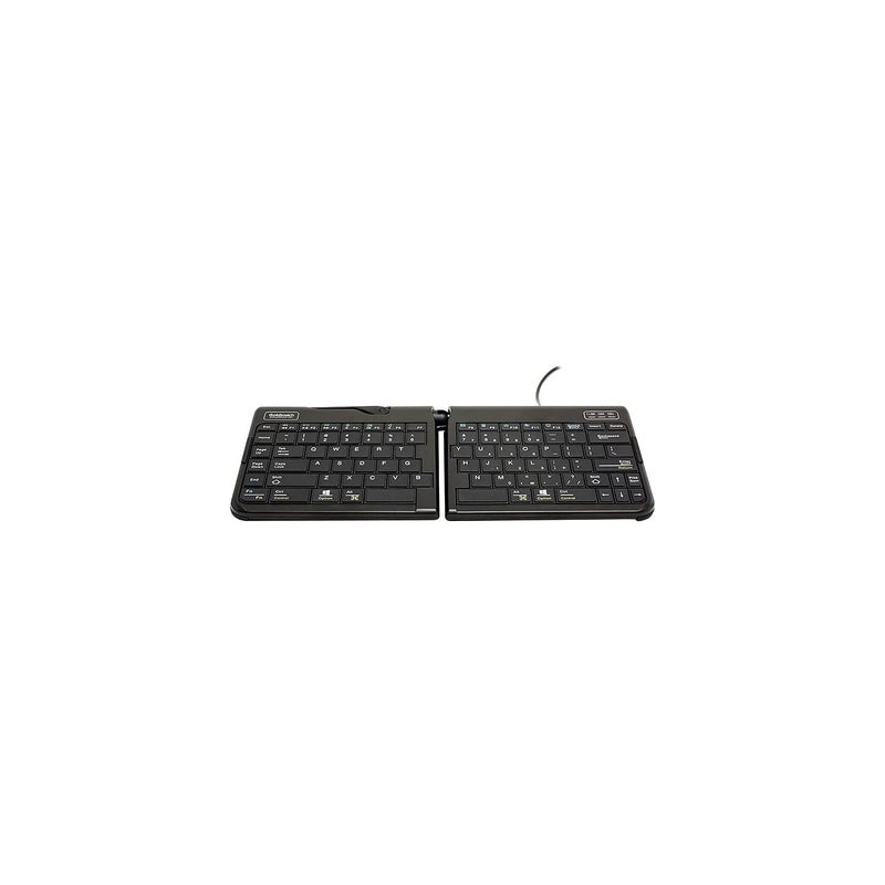 Goldtouch GTP-0044 Go!2 Mobile Keyboard, Portable Foldable Travel Keyboard with USB , Black - Image 1