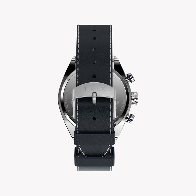 TIMEX Mens Legacy Tonneau SST Blue Dial Blue Strap Watch TW2W93500 - Image 3