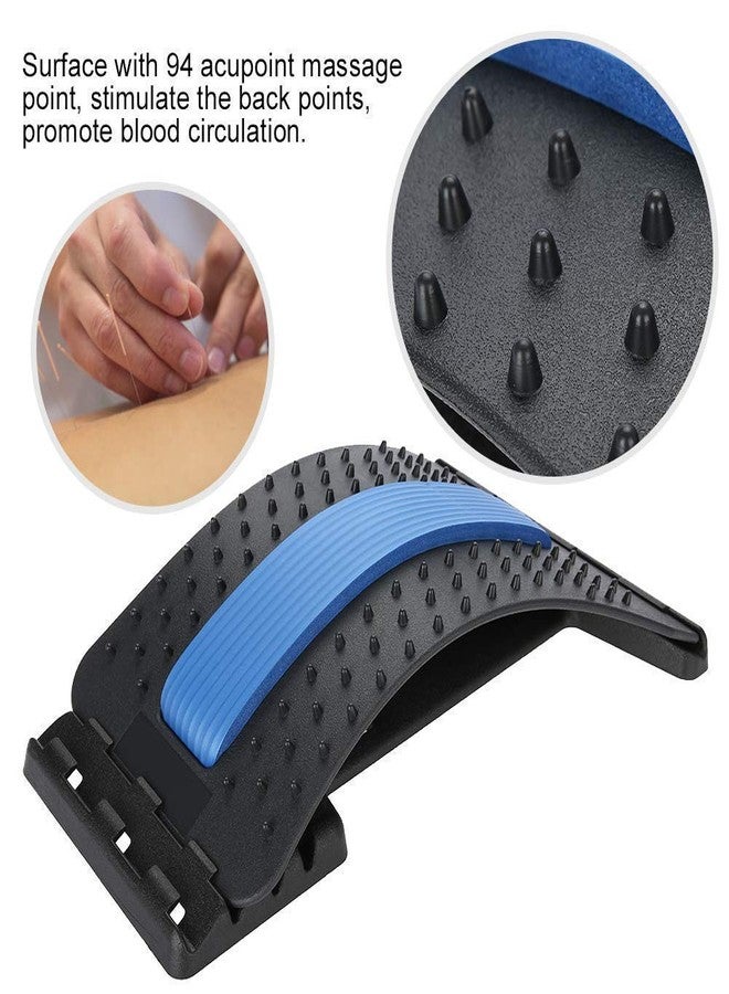 JEMICA Multi-Level Back Stretcher for Back Pain Relief with Back Support Mate Magic Back Stretching Massage (Multi) - Image 2