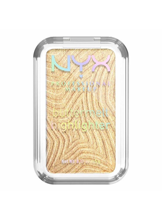 نيكس مكياج المحترفين هايلايتر بترملت، هايلايتر بودر، يدوم حتى 12 ساعة، مقاوم للبهتان والانتقال - بتا ذان جولد - Image 1