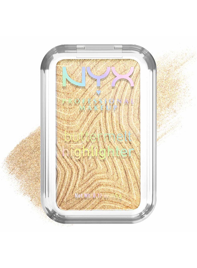 نيكس مكياج المحترفين هايلايتر بترملت، هايلايتر بودر، يدوم حتى 12 ساعة، مقاوم للبهتان والانتقال - بتا ذان جولد - Image 4