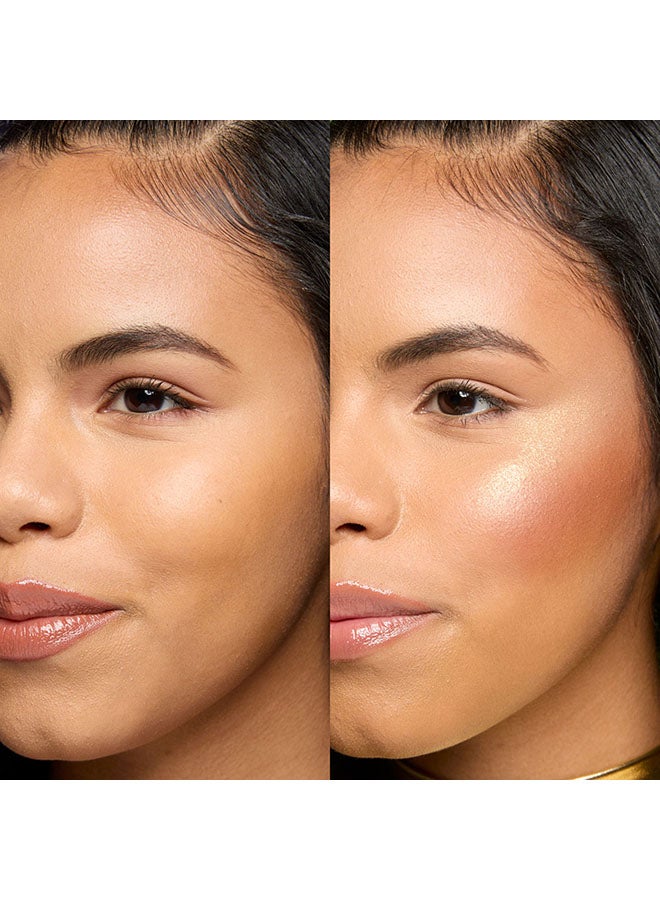 نيكس مكياج المحترفين هايلايتر بترملت، هايلايتر بودر، يدوم حتى 12 ساعة، مقاوم للبهتان والانتقال - بتا ذان جولد - Image 5