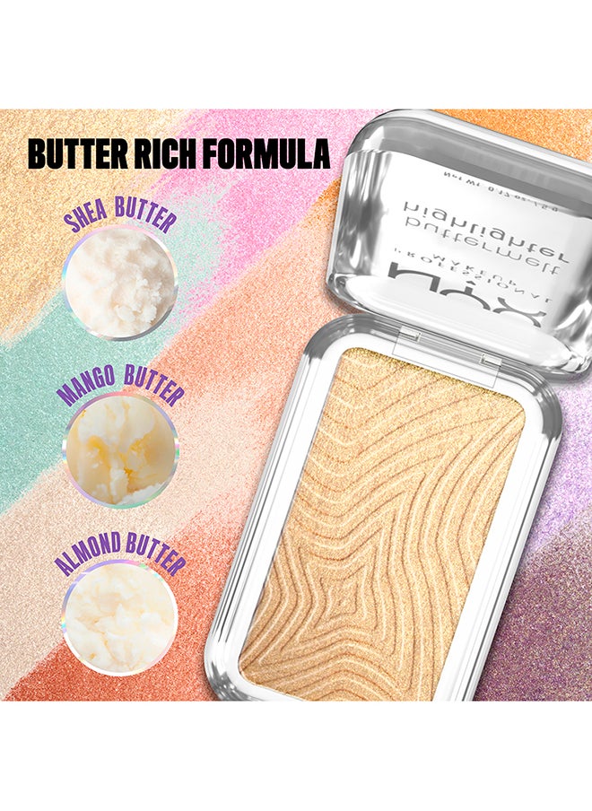 NYX PROFESSIONAL MAKEUP - Buttermelt Highlighter Powder Highlighter 12 HR Wear Fade And Transfer Resistant Butta Than Gold - Image 1