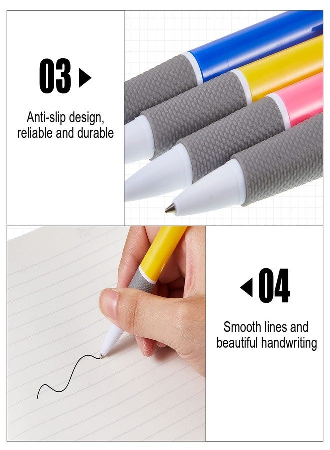Henoyso 200 Count Retractable Ballpoint Pens Bulk 0.7 mm Black Ink Click Pens Back to School Pens Supplies for Teens Office Students Gifting for Back to School - Image 4