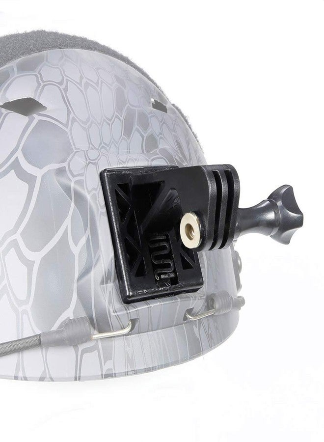 AOUTACC Tactical Excavator Mounts for GoPro Bracket or NVG Helmet Base (Black) - Image 2