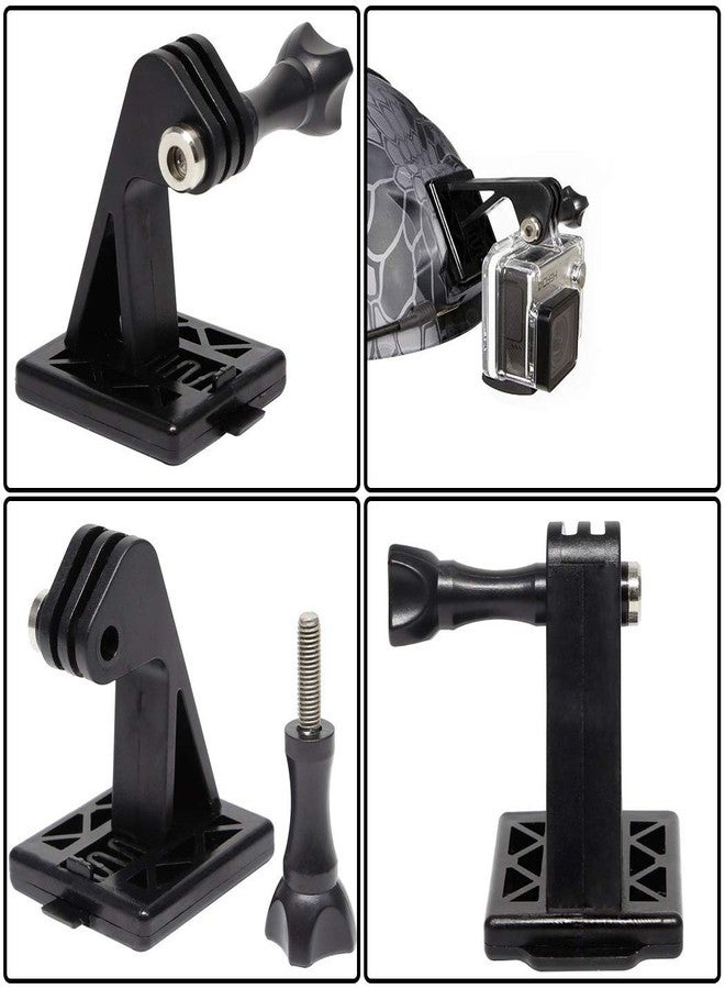 AOUTACC Tactical Excavator Mounts for GoPro Bracket or NVG Helmet Base (Black) - Image 4