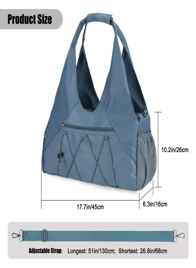 Forestfish Gym Bag For Women With Yoga Mat Holder & Shoe Compartment & Wet Dry Storage Pocket & Adjustable Strap - Image 3