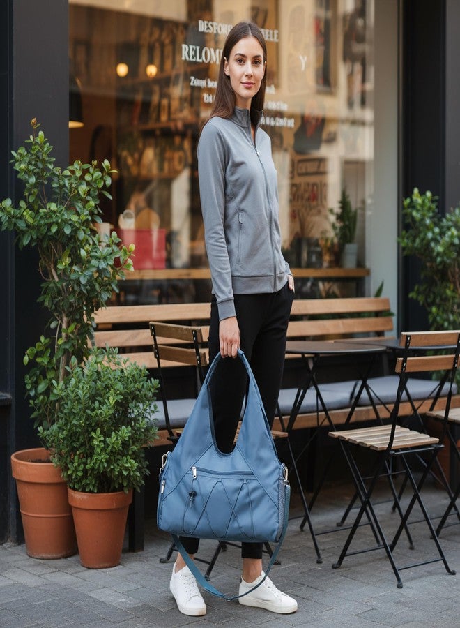 Forestfish Gym Bag For Women With Yoga Mat Holder & Shoe Compartment & Wet Dry Storage Pocket & Adjustable Strap - Image 2