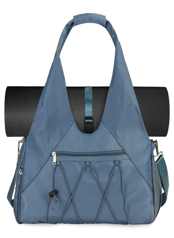 Forestfish Gym Bag For Women With Yoga Mat Holder & Shoe Compartment & Wet Dry Storage Pocket & Adjustable Strap - Image 1