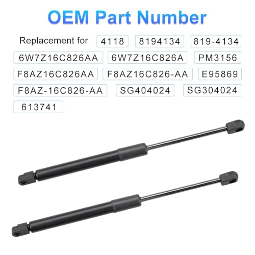 zayody Front Hood Lift Supports Shock Struts Gas Springs Compatible with Ford Crown Victoria 1998-2011 Mercury Grand Marquis 1998-2005 Replacement for 4118 8194134 SG304024 6W7Z16C826A PM3156 - Image 2