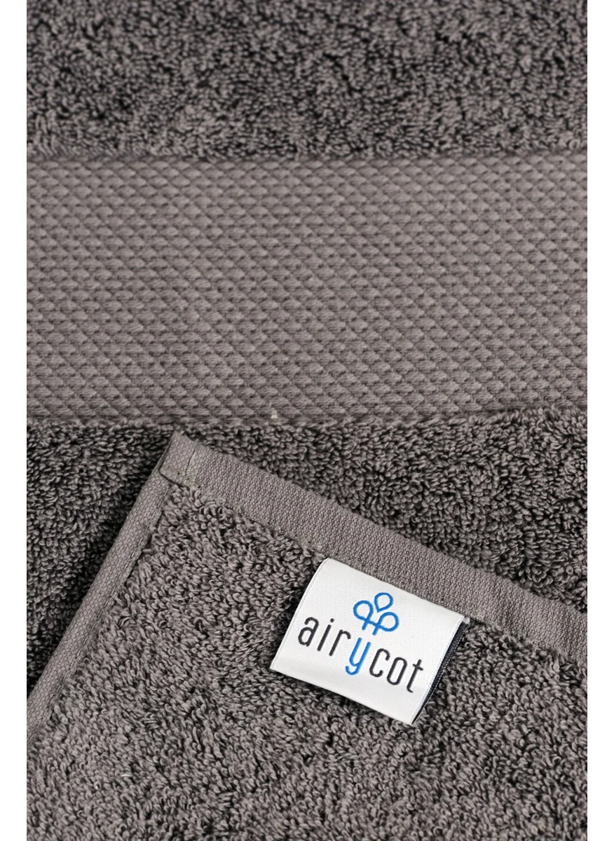 Airycot Dark Gray 70X150 Set of 2 Bath Towels