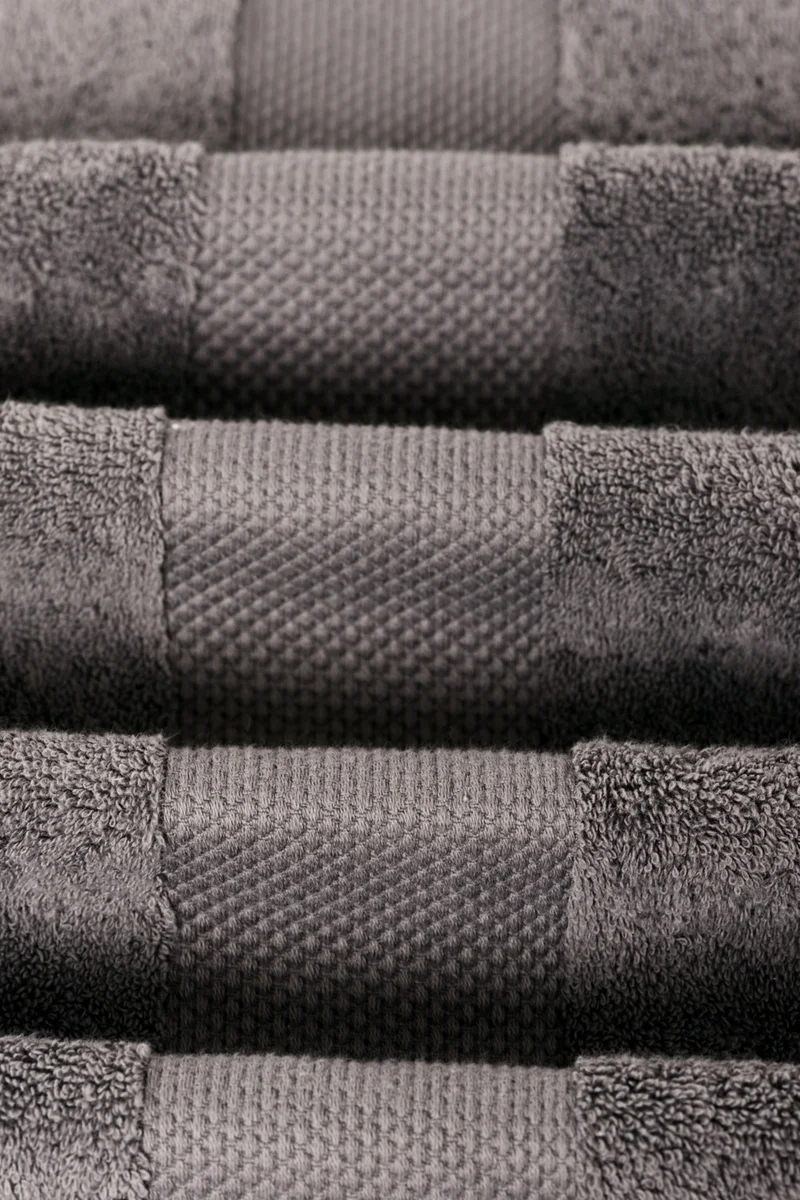 ايركوت Dark Gray 70X150 Set of 2 Bath Towels
