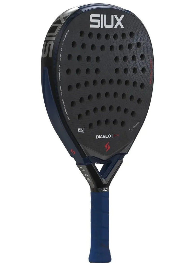 SIUX Tino Libaak Diablo Pro Night Blue Padel Racket  2026 by Siux - Image 3