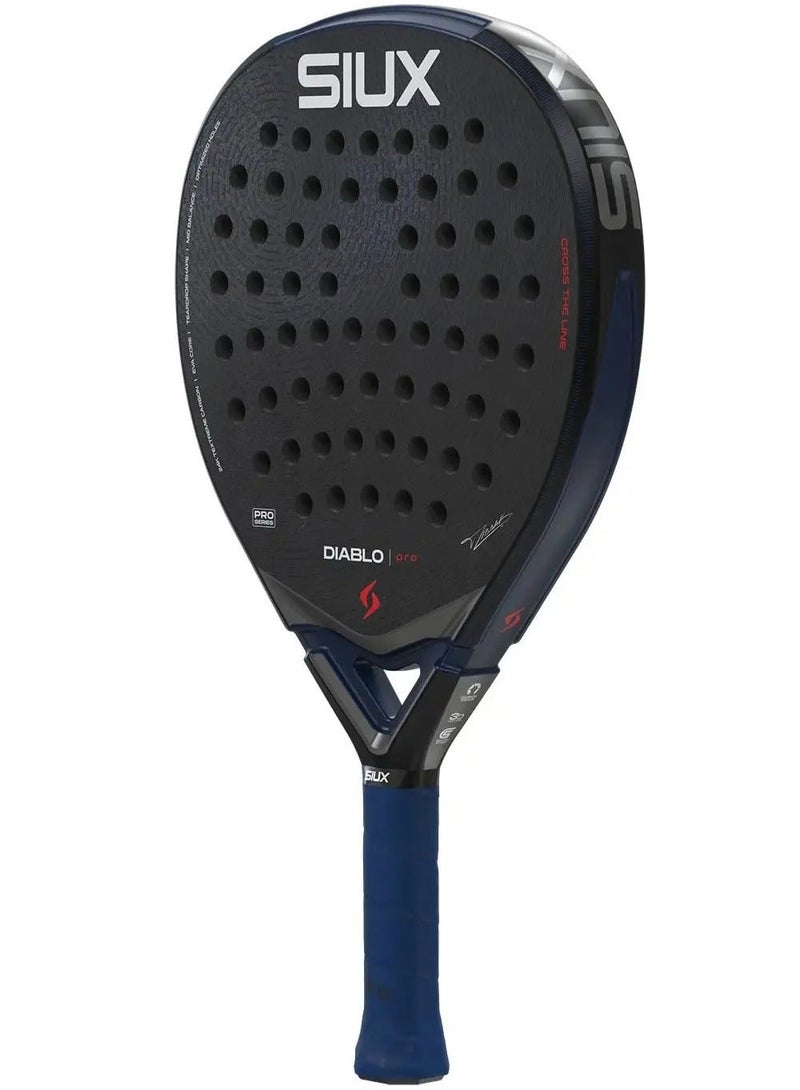 SIUX Tino Libaak Diablo Pro Night Blue Padel Racket  2026 by Siux - Image 2