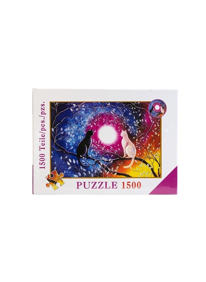 1500 Piece Puzzle Challenge Your Creativity and Intelligence  Perfect Gift and Family Time Activity  High Quality and Vibrant Colors - Image 1
