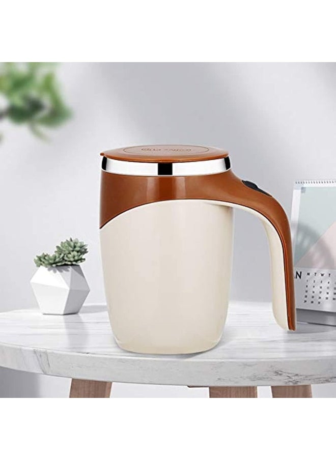 SHOWAY Automatic Magnetic Stirring Coffee Cup Self Stirring Mug Auto Self Mixing Stainless Steel Cup For Coffee Tea Hot Chocolate Milk Mug Fit Home Office Travel  - Image 4