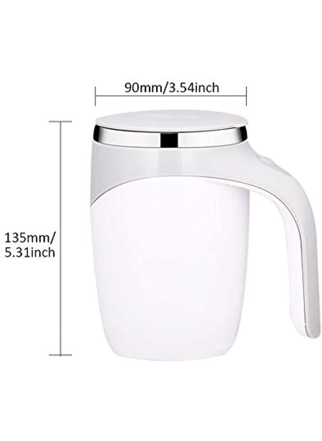 SHOWAY Automatic Magnetic Stirring Coffee Cup Self Stirring Mug Auto Self Mixing Stainless Steel Cup For Coffee Tea Hot Chocolate Milk Mug Fit Home Office Travel  - Image 5